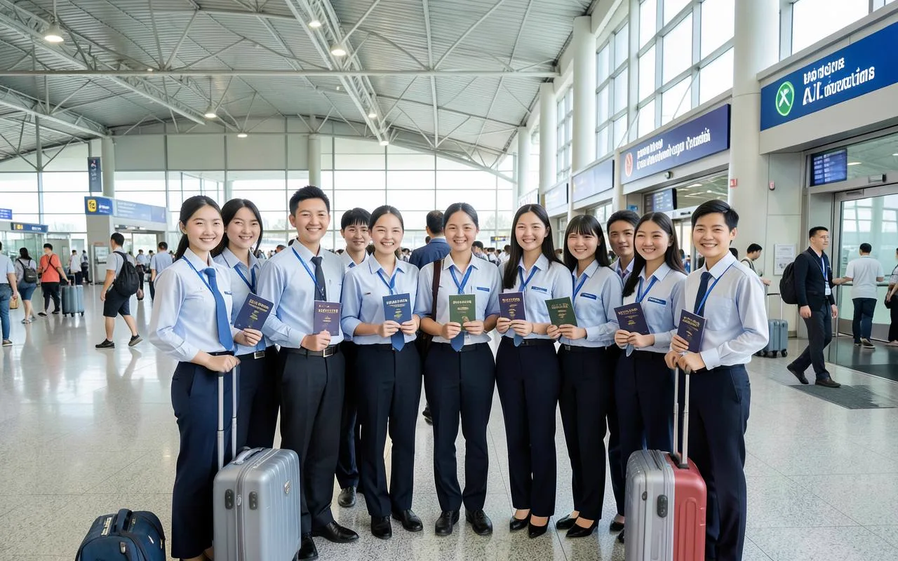 Học viên lên đường nhập học kỳ tháng 9